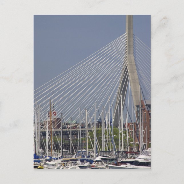 Cartão Postal EUA, Nova Inglaterra, Massachusetts, Boston, barco (Frente)