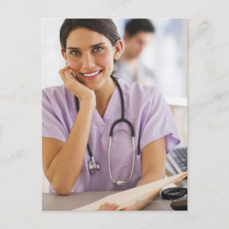 Cartão Postal EUA, Nova Jersey, Jersey City, Retrato da fêmea