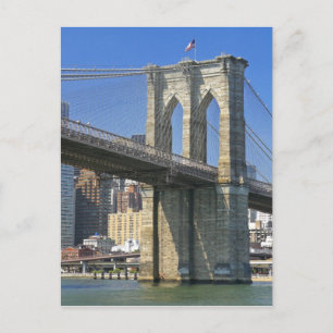 Cartão Postal EUA, Nova York, Cidade de Nova York. Ponte de Broo