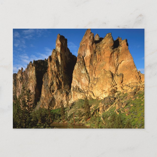 Cartão Postal EUA, Oregon, Granite Cliffs Em Smith Rock State (Frente)