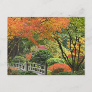 Cartão Postal EUA, Oregon, Portland. Ponte de madeira e bordo
