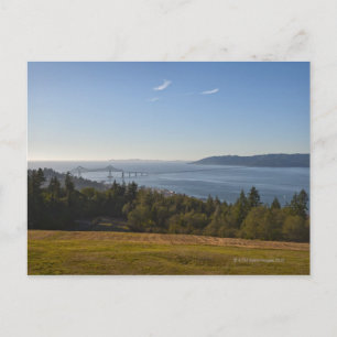 Cartão Postal EUA, Oregon, Washington, ponte sobre Colúmbia