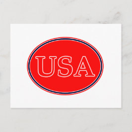 Cartão Postal EUA Red White e Blue 3 O MUSEUM Zazzle presentes