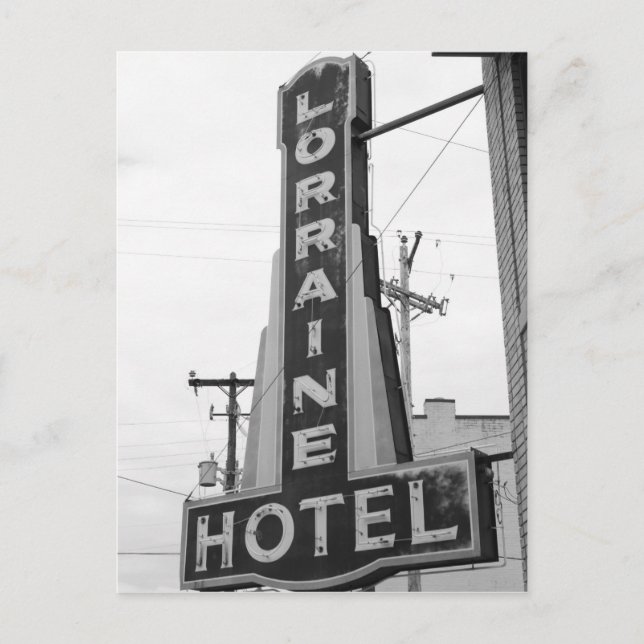 Cartão Postal EUA, Tennessee, Memphis: Direitos Civis Nacionais (Frente)