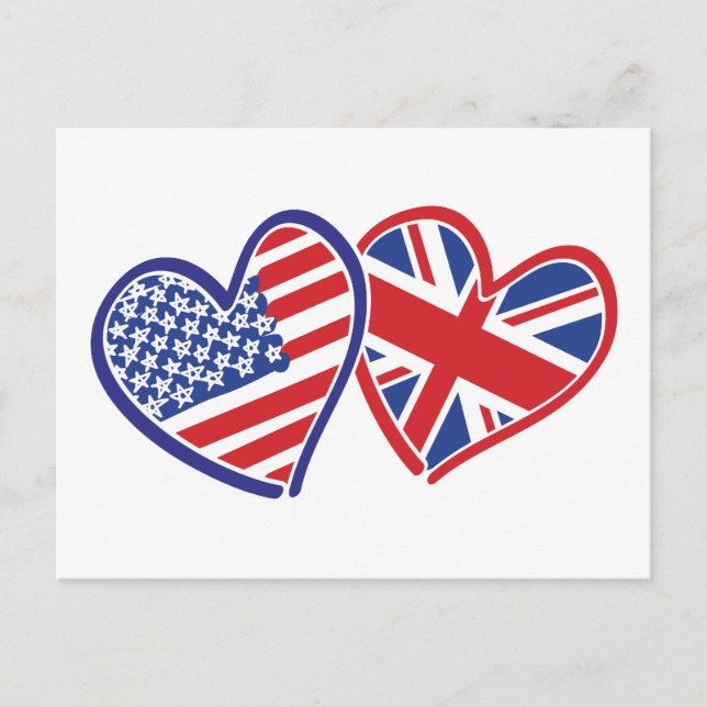 Cartão Postal EUA — UK-Love (Frente)