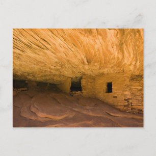 Cartão Postal EUA, Utah, Cedar Mesa, Mule Canyon. Arenito
