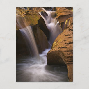 Cartão Postal EUA, Utah, Escalante Wilderness. Cascata em 2