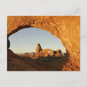 Cartão Postal EUA, Utah, Parque Nacional Arches. Arco da Torre