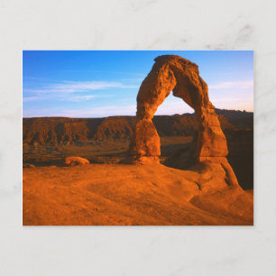 Cartão Postal EUA, Utah, Parque Nacional Arches, Arco Delicado