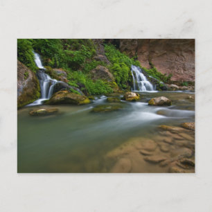 Cartão Postal EUA, Utah, Parque Nacional de Zion. O Virgin