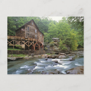 Cartão Postal EUA, Virgínia Ocidental, Babcock SP. Rustic Glade