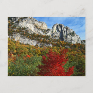 Cartão Postal EUA, Virgínia Ocidental, Spruce Knob-Seneca Rocks