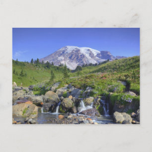 Cartão Postal EUA, Washington, Mt. Rainier NP, Mt. Rainier e 2