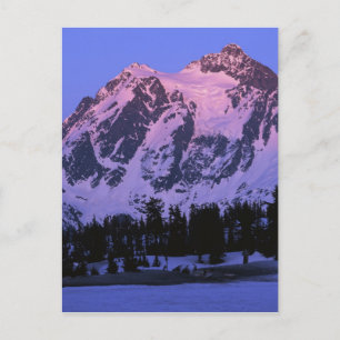 Cartão Postal EUA, Washington, Mt. Shuskan nas North Cascades