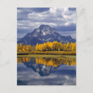 Cartão Postal EUA, Wyoming, Grand Teton NP. Contra os
