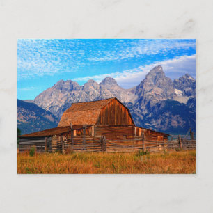 Cartão Postal EUA, Wyoming, Parque Nacional Grand Teton.