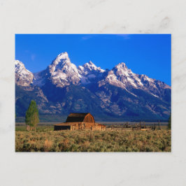 Cartão Postal EUA, Wyoming, Parque Nacional Grand Teton, Manhã