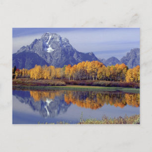 Cartão Postal EUA, Wyoming, Parque Nacional Grand Teton. Mt.