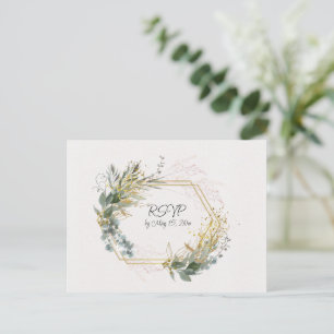 Cartão Postal Eucalyptus sai com realces e quadros Dourados