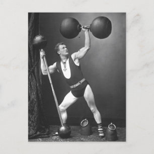 Cartão Postal Eugen Sandow Strongman