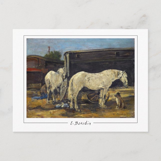 Cartão Postal Eugène Boudin #389-2 - Cartão-postal de arte (Frente)