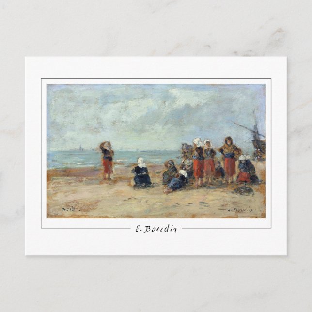 Cartão Postal Eugène Boudin #494-2 - Cartão-postal de arte (Frente)