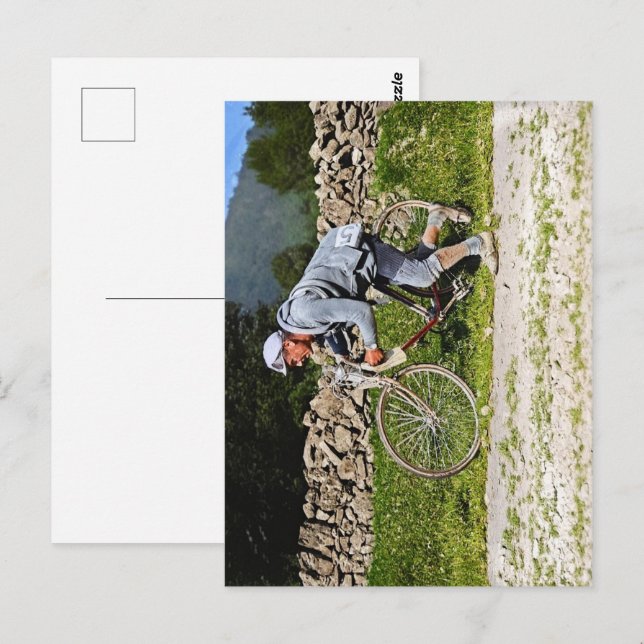 Cartão Postal Eugene Christophe Tour de France 1922 Aubisque (Frente/Verso)