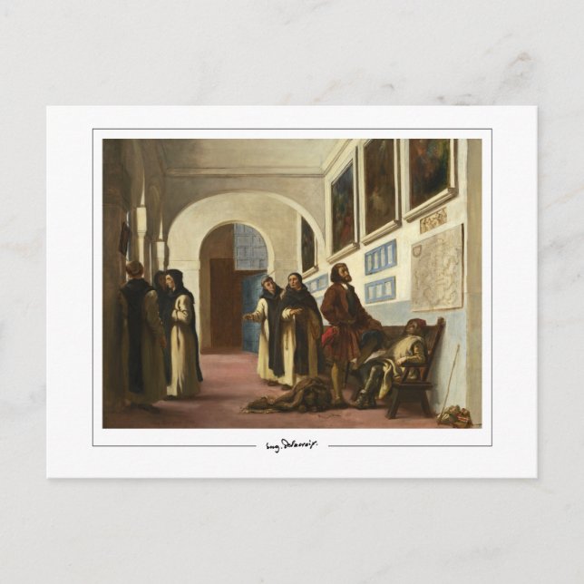 Cartão Postal Eugène Delacroix #256 - Cartão-postal de arte (Frente)