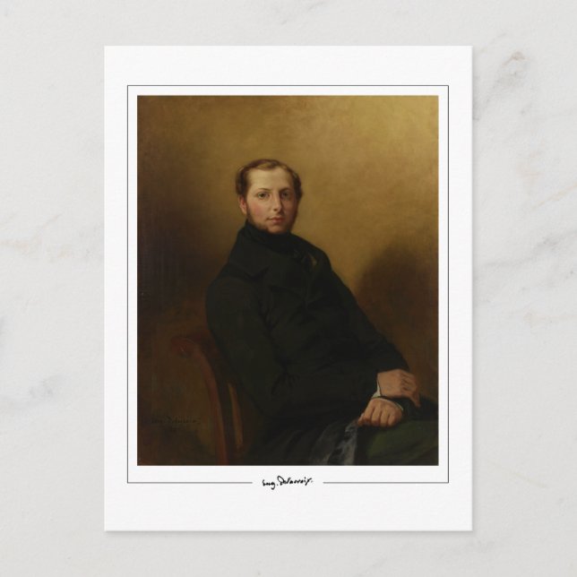 Cartão Postal Eugène Delacroix #410 - Cartão-postal de arte (Frente)
