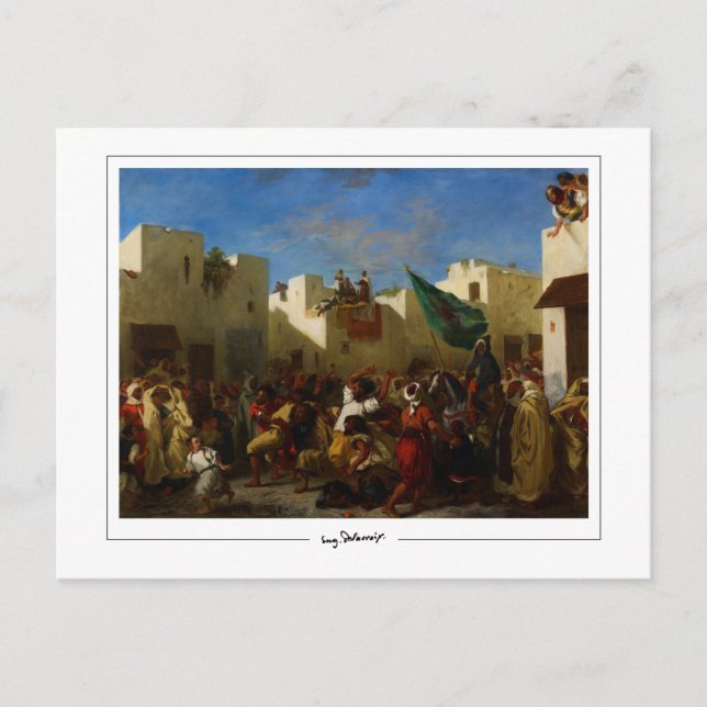 Cartão Postal Eugène Delacroix #693 - Cartão-postal de arte (Frente)