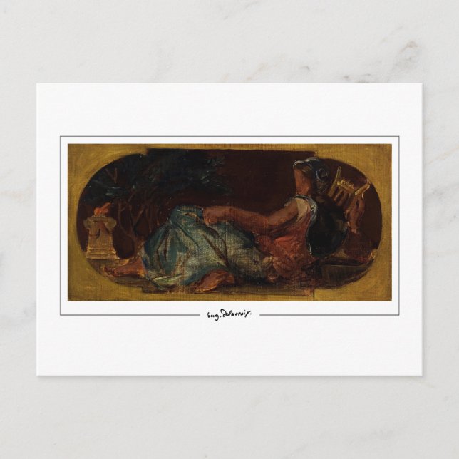 Cartão Postal Eugène Delacroix #699 - Cartão-postal de arte (Frente)