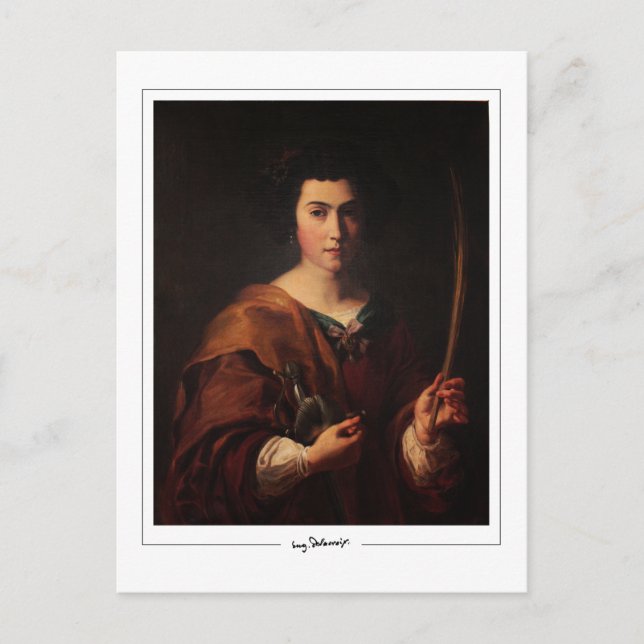 Cartão Postal Eugène Delacroix #709 - Cartão-postal de arte (Frente)