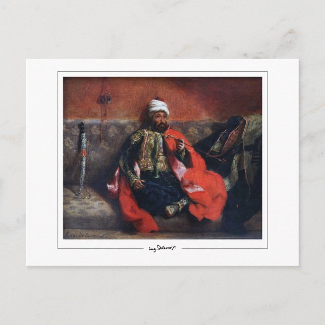 Cartão Postal Eugène Delacroix #713 - Cartão-postal de arte (Frente)