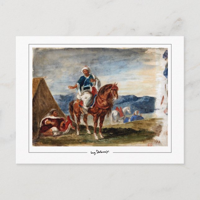 Cartão Postal Eugène Delacroix #719 - Cartão-postal de arte (Frente)