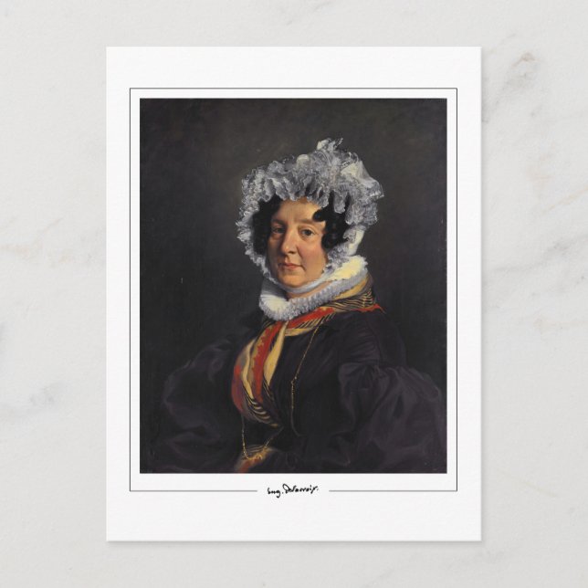 Cartão Postal Eugène Delacroix #738 - Cartão-postal de arte (Frente)