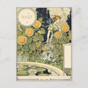 Cartão Postal Eugène Grasset août