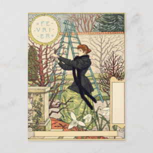 Cartão Postal Eugène Grasset février
