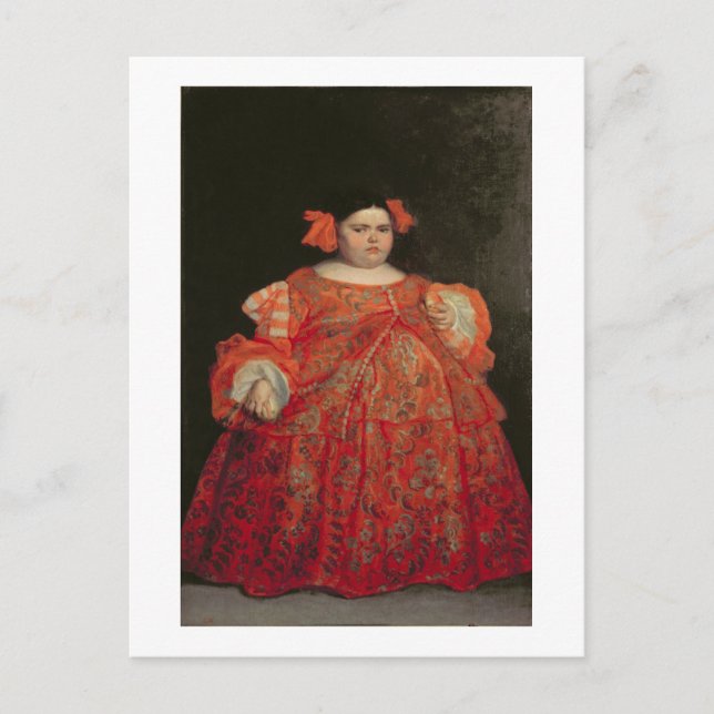 Cartão Postal Eugenia Marti'nez Vallejo, chamado La Monstrua (Frente)