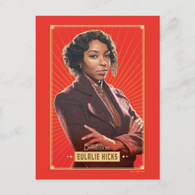 Cartão Postal Eulalie Hicks Character Graphic (Frente)