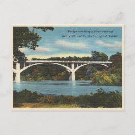 Cartão Postal Eureka Primavera Arkansas vintage King's River