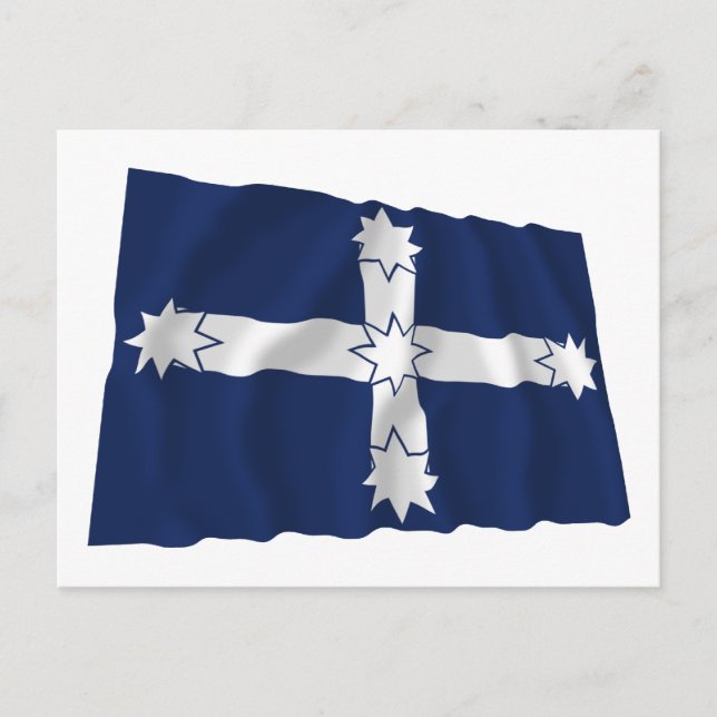 Cartão Postal Eureka Stockade Waving Flag (Frente)
