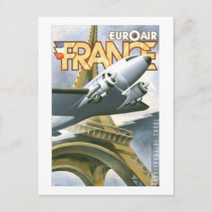 Cartão Postal Euroair França