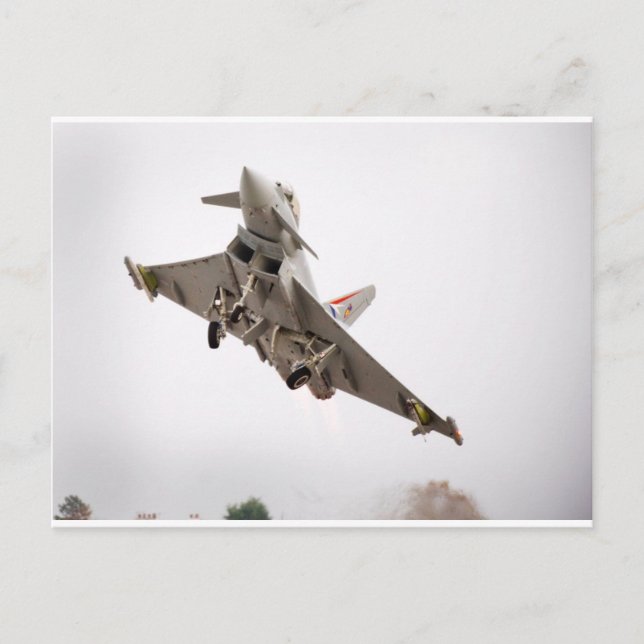 CARTÃO POSTAL EUROFIGHTER TYPHOON (Frente)
