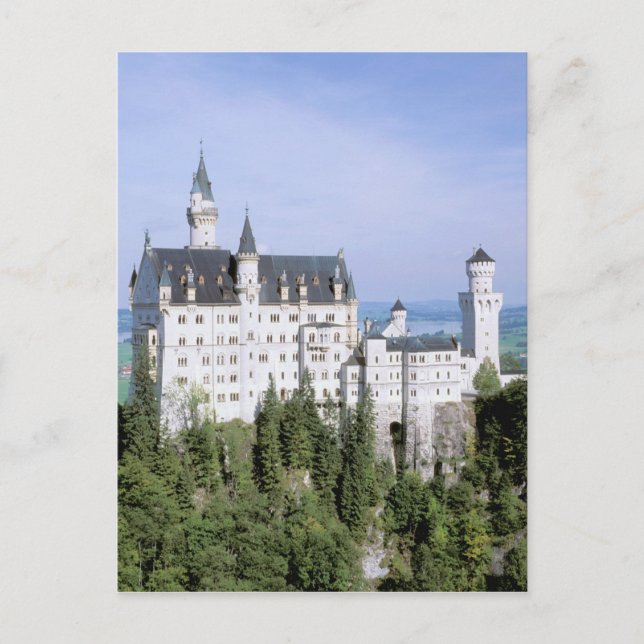 Cartão Postal Europa, Alemanha, Castelo Neuschwanstein (Frente)