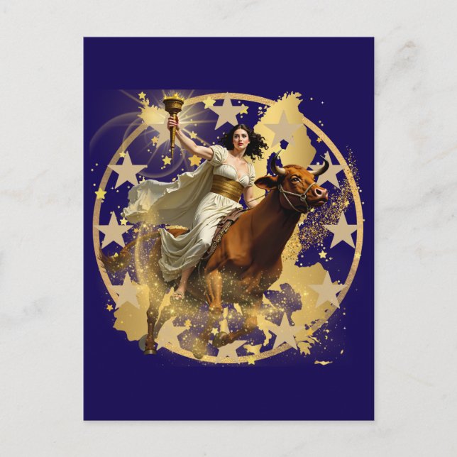 Cartão Postal Europa Aurora (Frente)