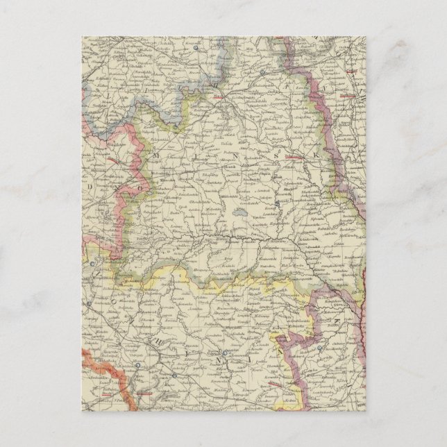 Cartão Postal Europa, Bielorrússia, Ucrânia (Frente)