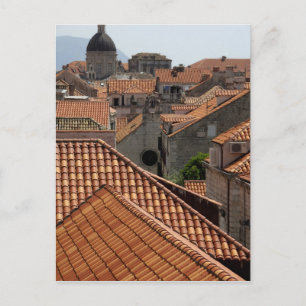 Cartão Postal Europa, Croácia. Cidade medieval amuralhada de 2