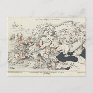 Cartão Postal Europa de hoje", 1887
