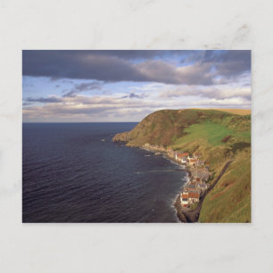 Cartão Postal Europa, Escócia, Aberdeen. Vista aérea de
