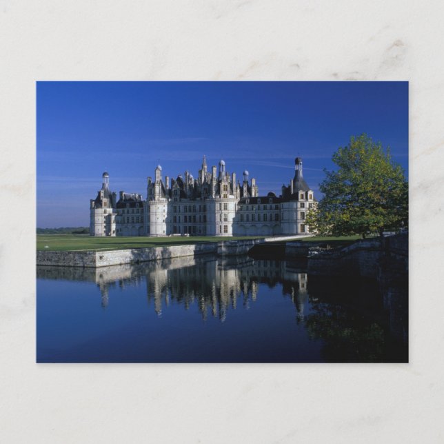 Cartão Postal Europa, França, Vale do Loire. Chateau Chambord (Frente)